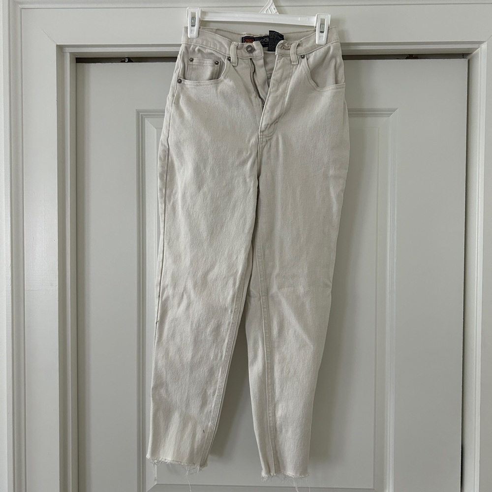 Vintage Route 66 Beige Jeans size 3/4